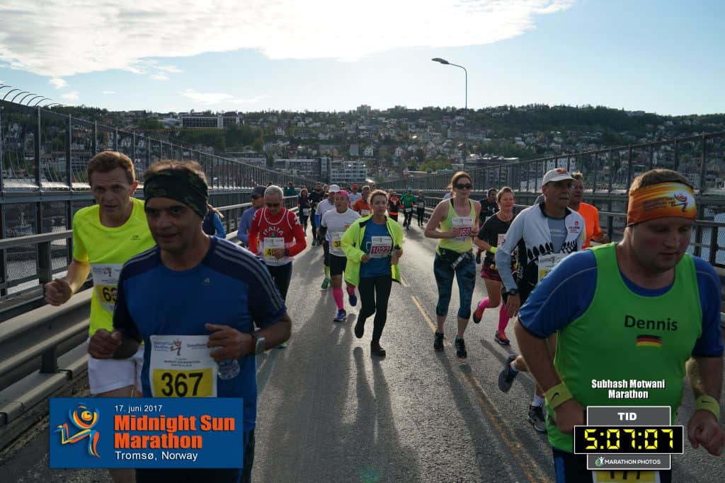 Tromsø Midnight Sun Marathon 2023, Race VLOG